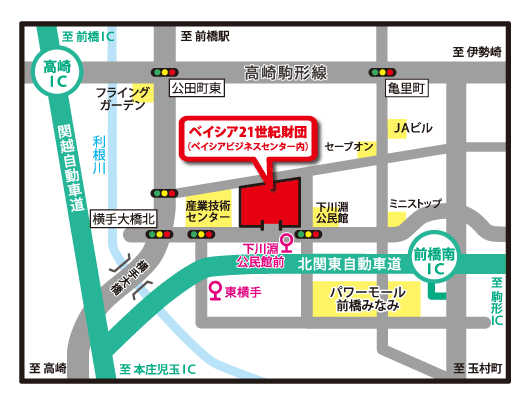 地図:財団法人21世紀財団