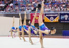 写真：伊那西高等学校新体操部